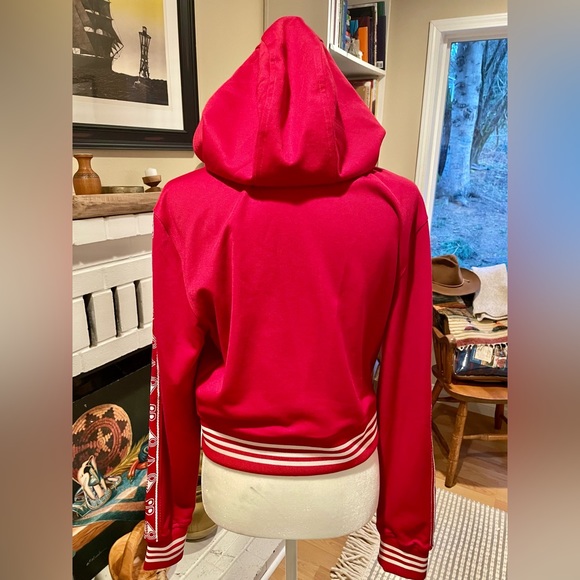 Moose Knuckles Women’s Red Size Large Jarry Hoody - Picture 2 of 13